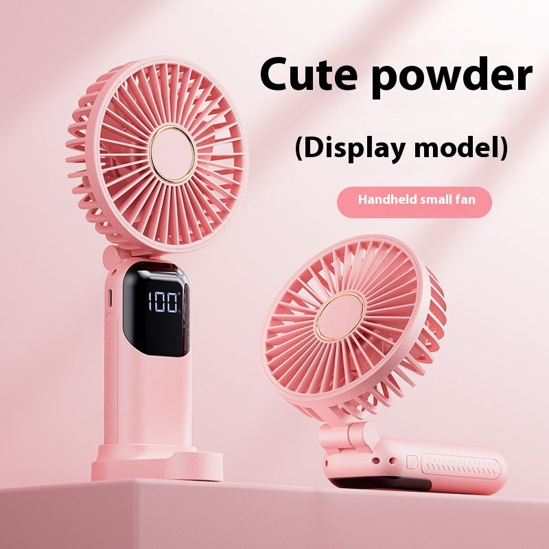 Small Handheld Fan Convenient Rechargeable Small Folding USB Electric Fan ShoppingLife.site