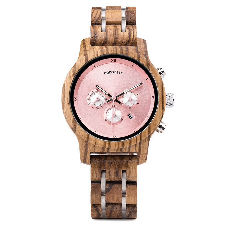 Ladies wooden watch ShoppingLifes.com
