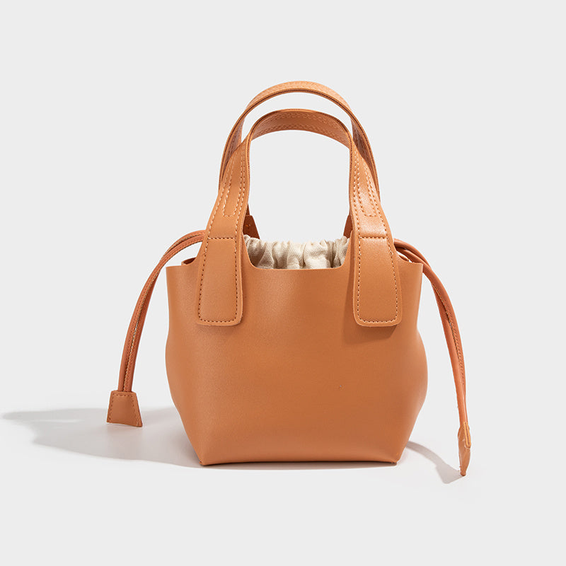 Trendy Luxury Light Luxury Niche Basket Bucket Bag ShoppingLife.site