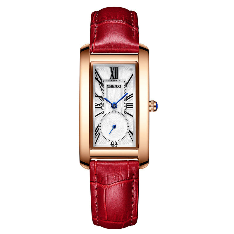 Reloj New Luxury Women Watch Leather Waterproof Rectangle Watch For Women ShoppingLife.site