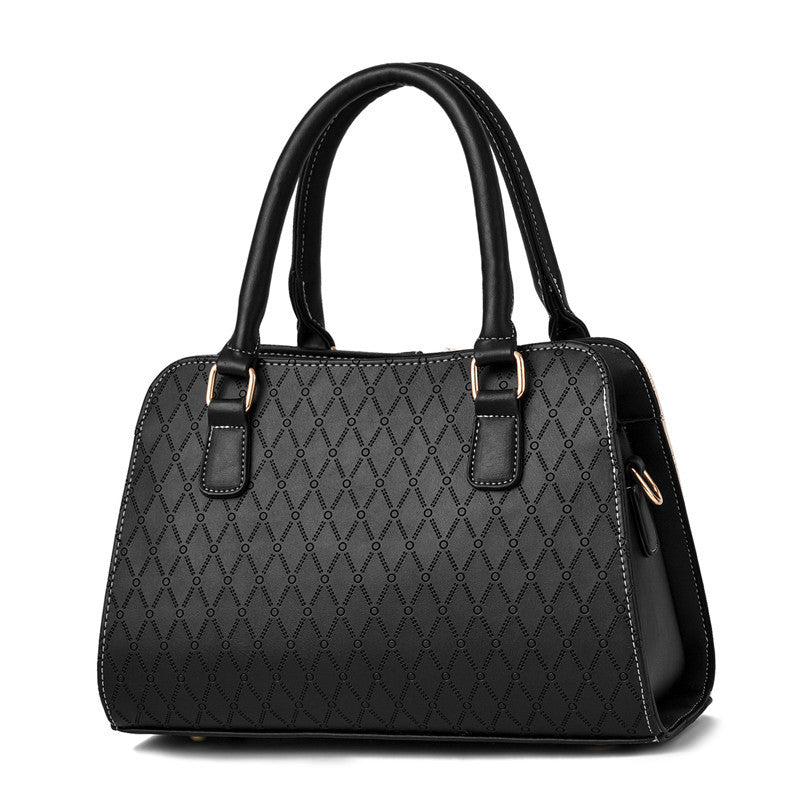 Fashion Color Matching Ladies Handbags European and American Atmosphere Large Capacity ShoppingLife.site