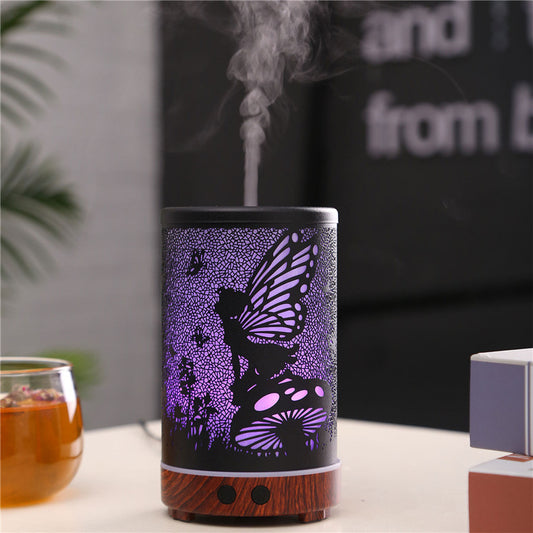 Household Flower Fairy Iron Art Hollow Aroma Diffuser ShoppingLife.site