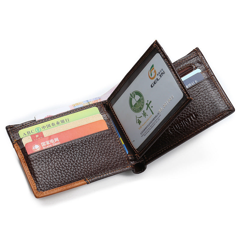 Personality stitching wallet wallet ShoppingLife.site