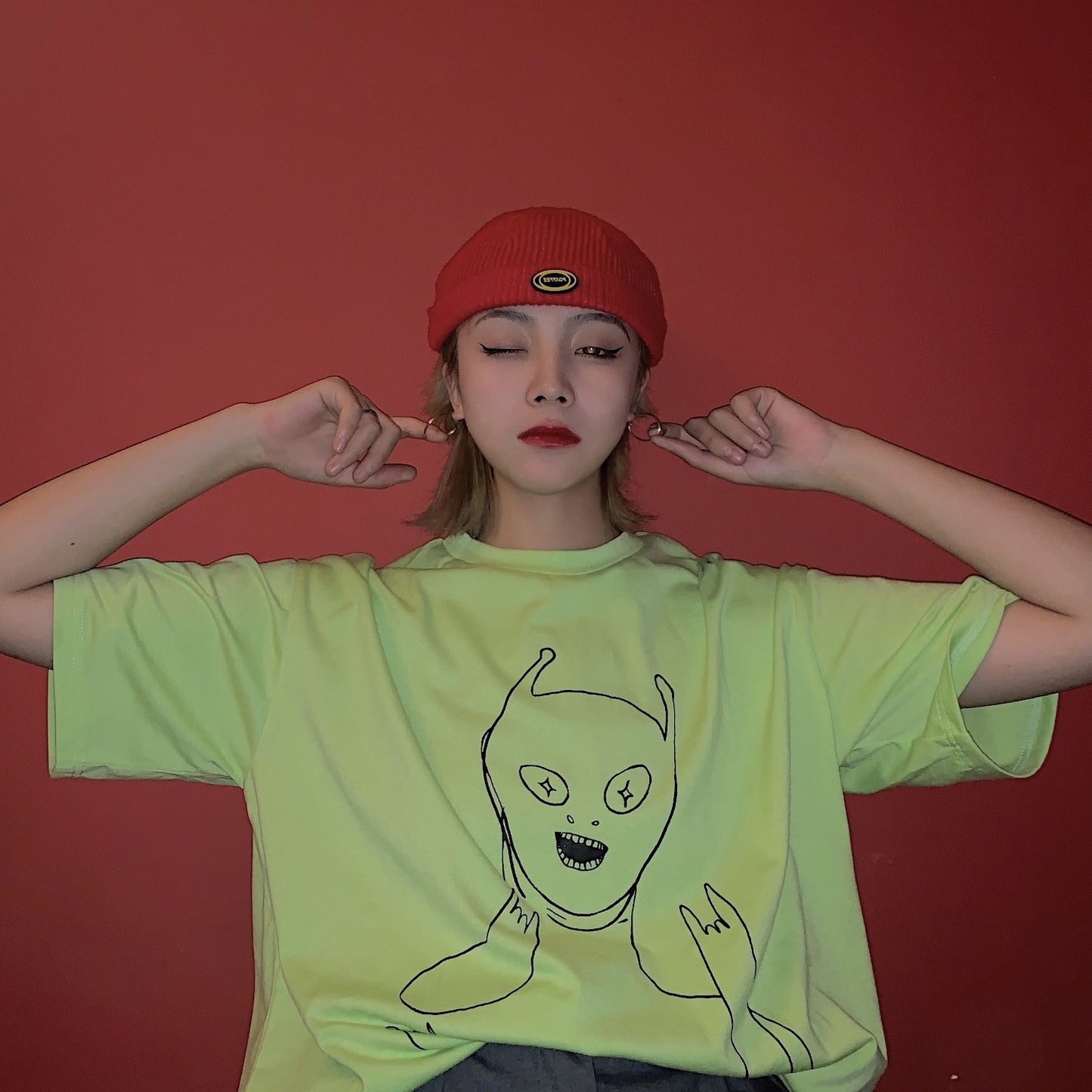 Neploe Women T Shirts Cartoon Printed Tops Tee Short Sleeve O-neck Tee Shirts Korean Harajuku Causal TShirts 38096 ShoppingLife.site