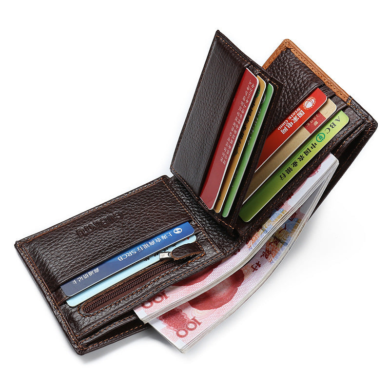 Personality stitching wallet wallet ShoppingLife.site