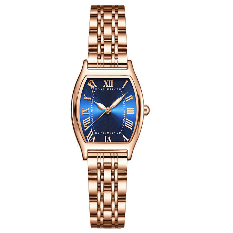Women's Fashion Simple Rose Gold Steel Watch ShoppingLifes.com