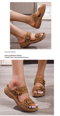 Women's Casual Flower Flat Sandals ShoppingLife.site