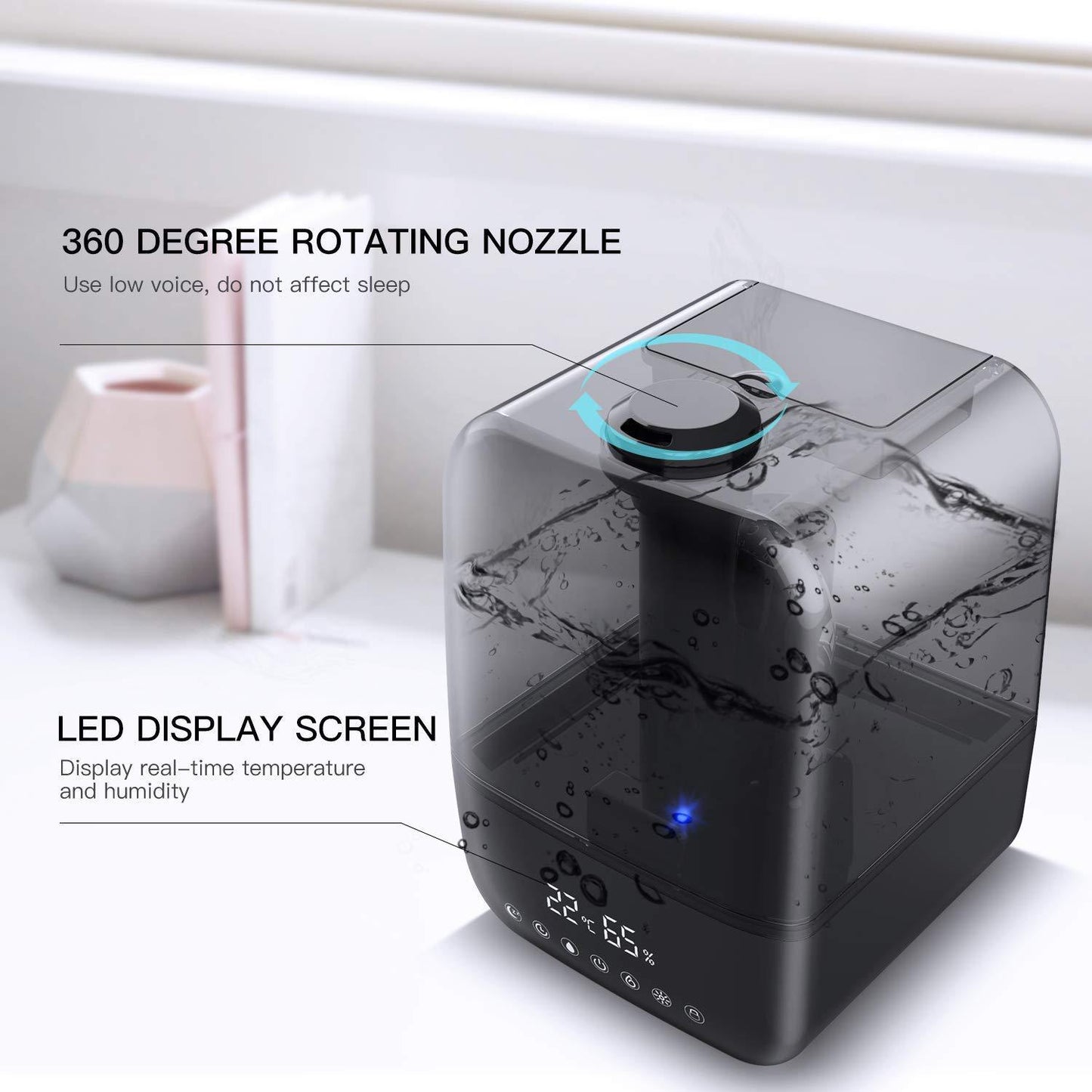 Ultrasonic Mute Intelligent Aromatherapy Humidifier ShoppingLife.site