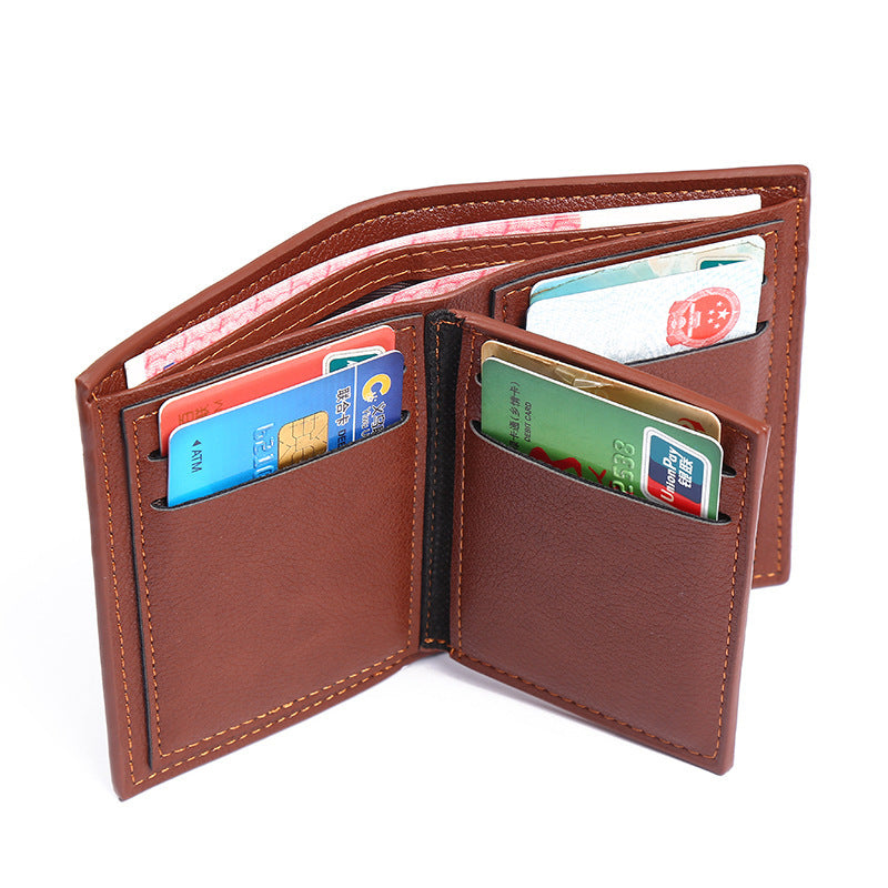Wallet Men Short Leather Wallet Wallet Men ShoppingLife.site