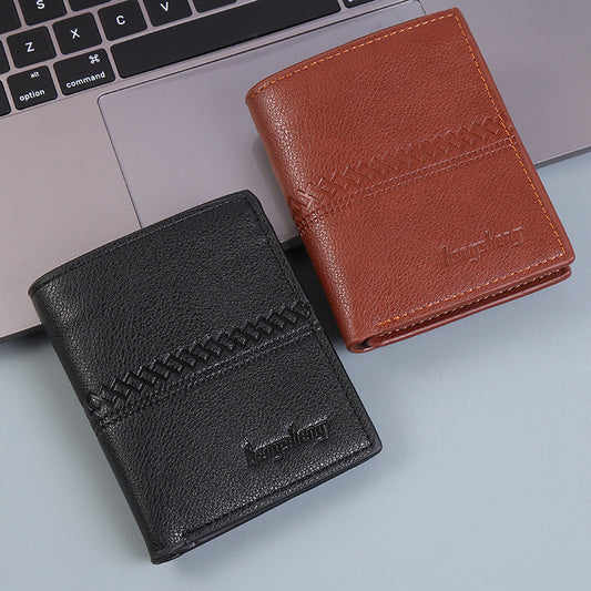 Wallet Men Short Leather Wallet Wallet Men ShoppingLife.site