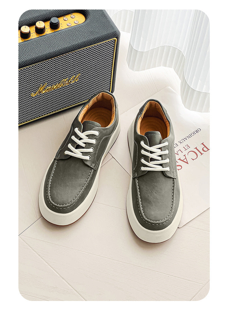 Casual Men's Lace-up Platform Casual Shoes ShoppingLife.site