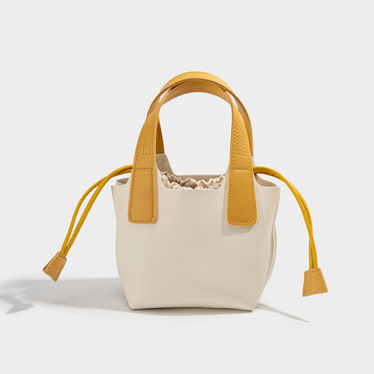 Trendy Luxury Light Luxury Niche Basket Bucket Bag ShoppingLife.site