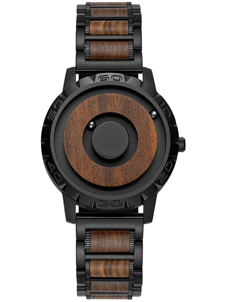 South African Red Sandalwood Magnetic Ball Minimalist Watch ShoppingLifes.com