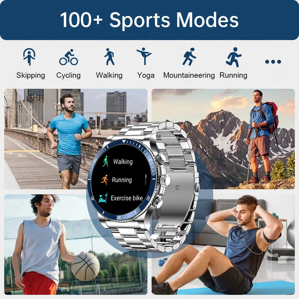 Multi-sport Mode Callable Heart Rate Weather Watch ShoppingLifes.com