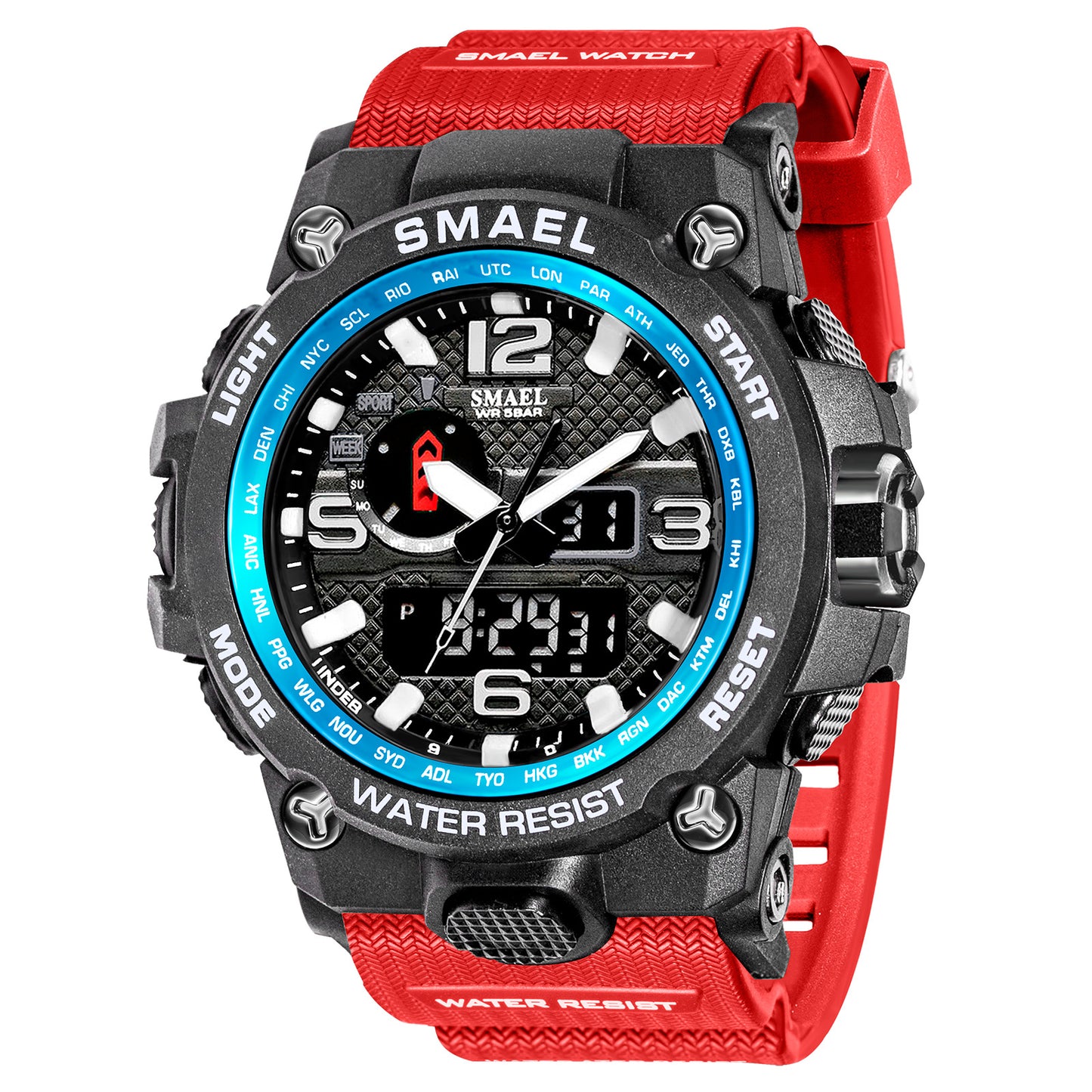 Men's Army Style Watch Waterproof Electronic Sports ShoppingLifes.com