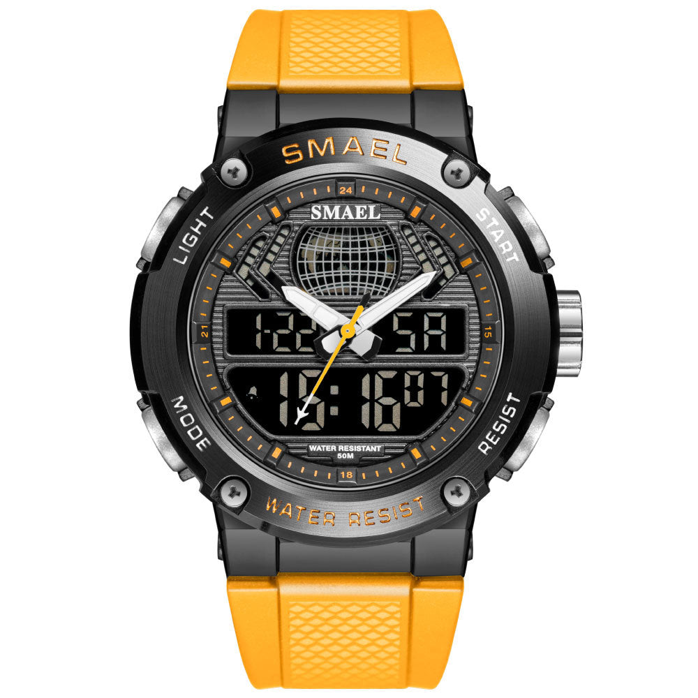 Sports And Leisure Alloy Double Display Electronic Watch ShoppingLifes.com