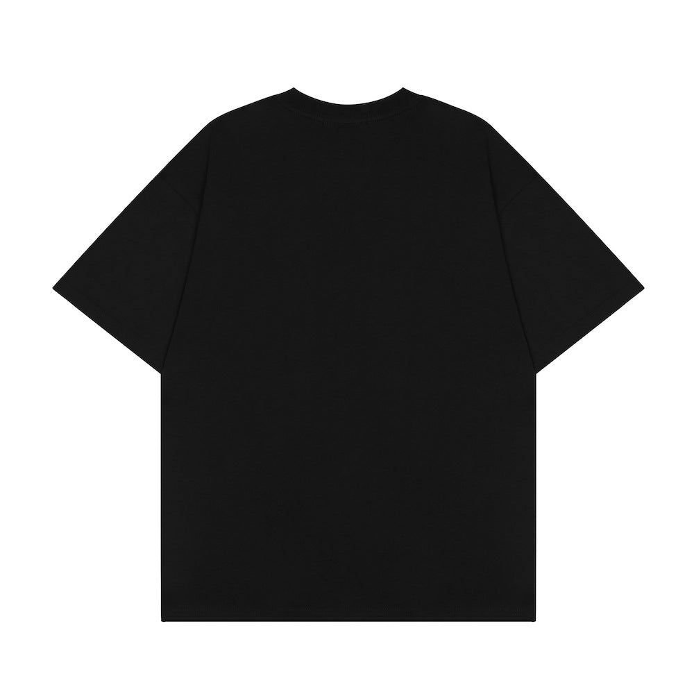 Dropped Shoulder Loose Girls Cross Print T-Shirt ShoppingLife.site