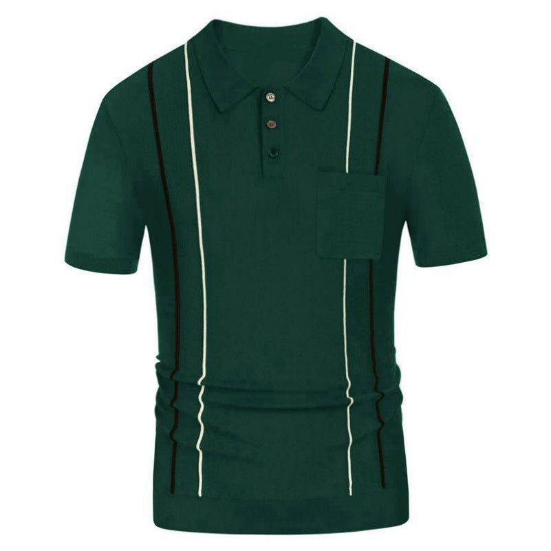 Casual Sweater Men's Short-sleeved Thin Business Shirt ShoppingLifes.com