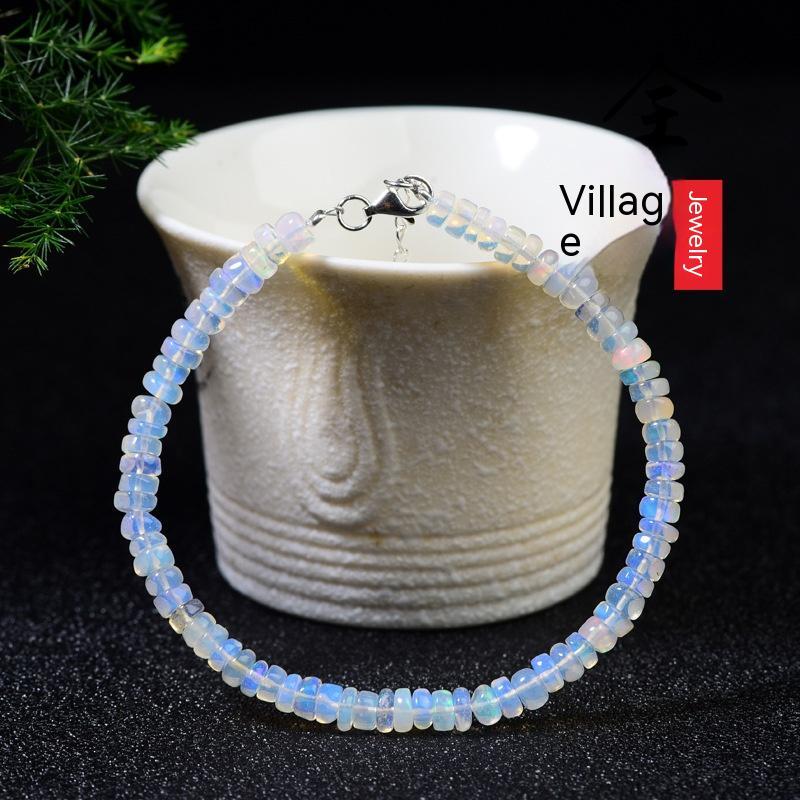Jewelry Natural Ice Transparent Colorful Opal Bracelet Niche Bracelet ShoppingLife.site
