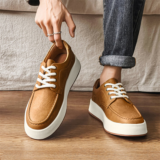 Casual Men's Lace-up Platform Casual Shoes ShoppingLife.site