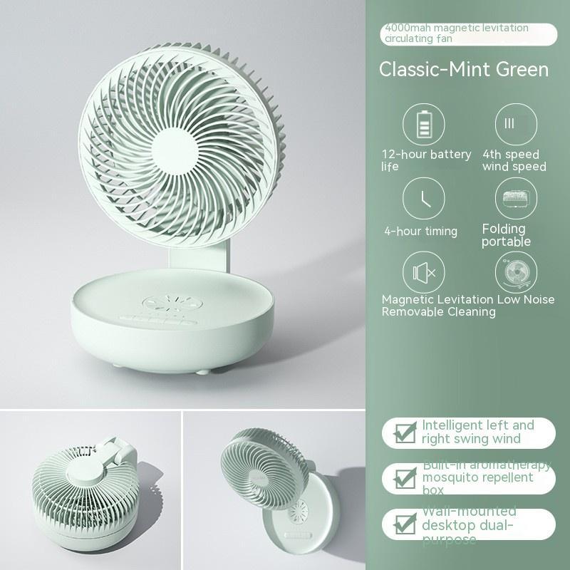 Electric Fan Household Kitchen Wall Hanging Folding Table ShoppingLifes.com
