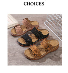 Women's Casual Flower Flat Sandals ShoppingLife.site